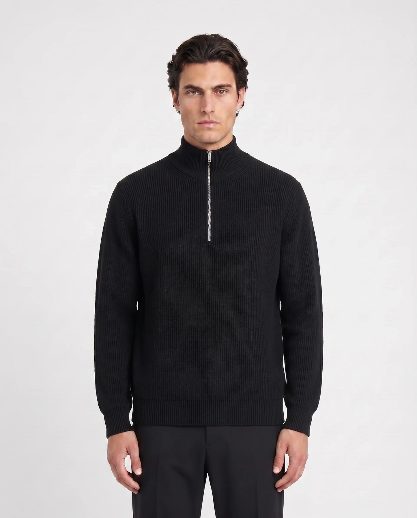 CORE QUARTER ZIP SWEATER